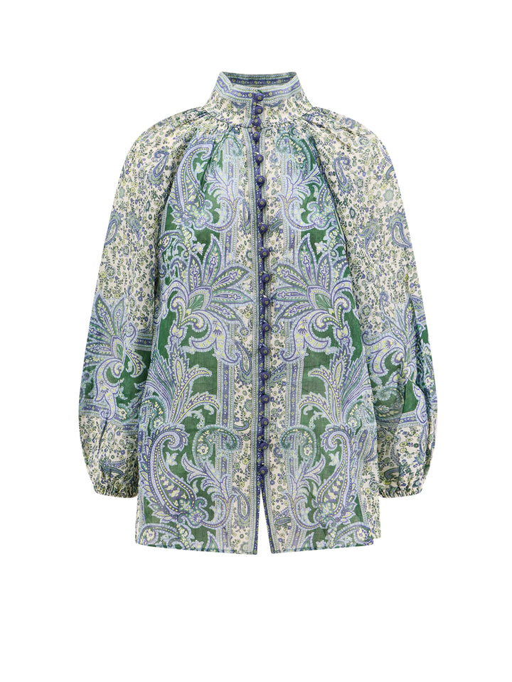 Zimmermann T-shirts and Polos - Blue and green | 27158a17c30fcfd1f459669b24e4b22dec5d1983