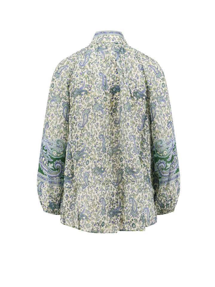 Zimmermann T-shirts and Polos - Blue and green | f6469423a211a1226158a17ffae2b6305a49e37c