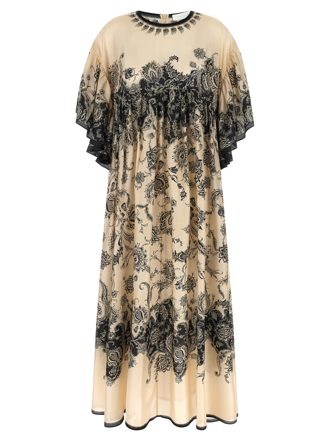 Zimmermann Rhiannon Maxi Dresses - White/Black | 68a48b7eface3c3eeea228a3b4b605a2bf7cd72b