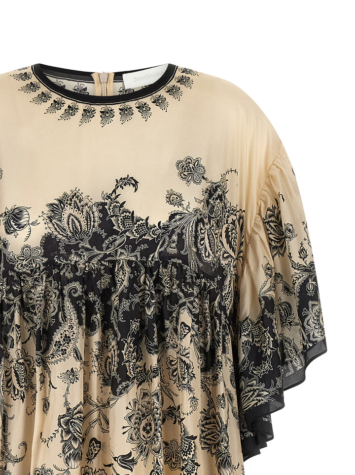 Zimmermann Rhiannon Maxi Dresses - White/Black | 7e05ad0affbd8384f3286160e196779b4c5c96a1