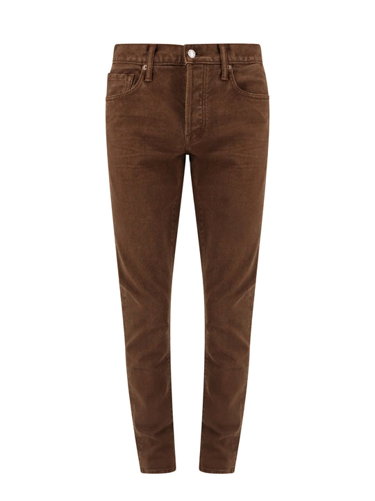 Brown Denim Trouser