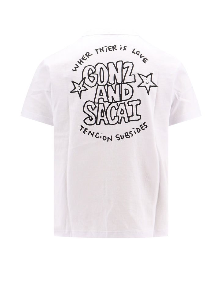 Sacai T-shirts and Polos - Light and natural | d122e3e018927390f9a8403dd37f54200e5bd2cb