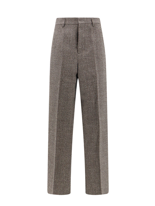 Virgin Wool And Cotton Trouser