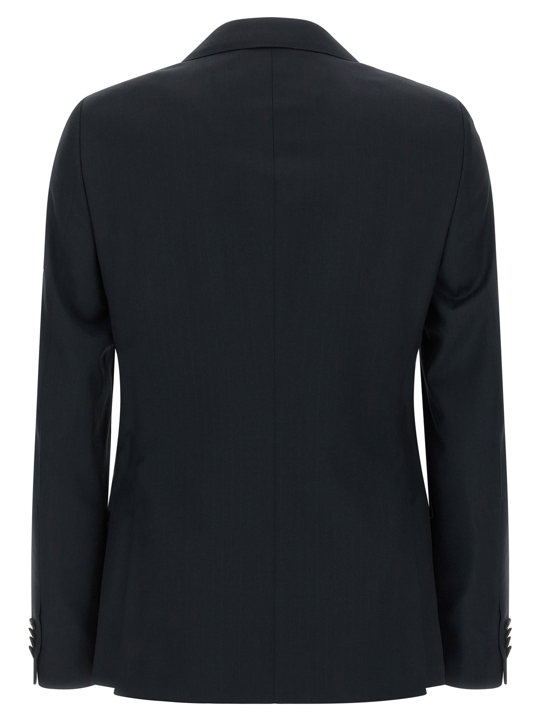 Zegna Pinstriped Dress Suits - Blue | 54a7fa39077950eb024d127a63097ea90ee378e4