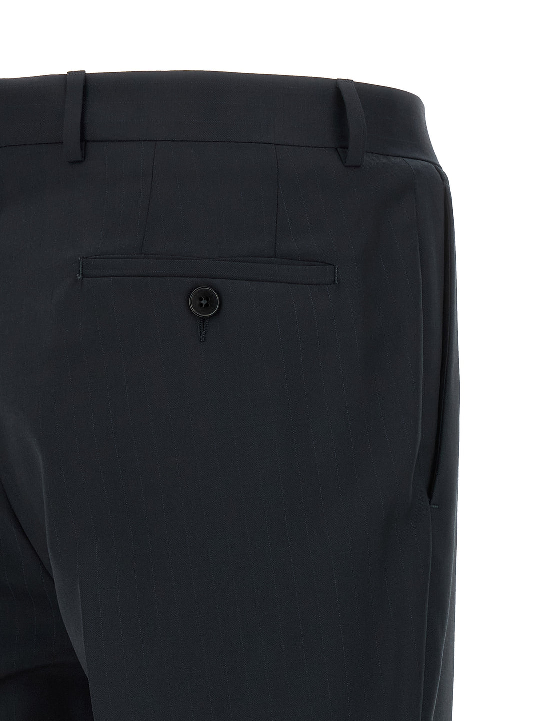 Zegna Pinstriped Dress Suits - Blue | 4c9e4876bc3b7315ec672d36f05f32098dfabd54