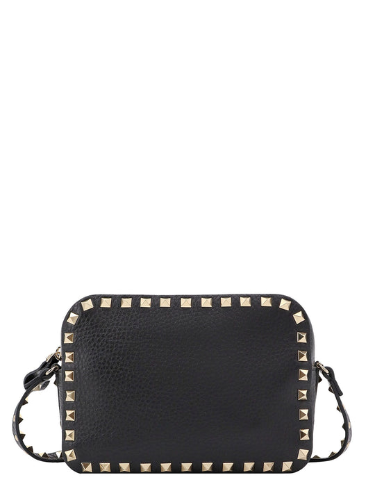 Cross-Body Leather Bag With Iconic Studs