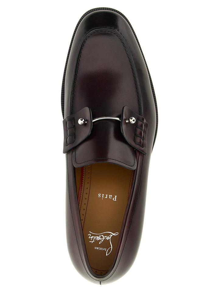 Christian Louboutin Chambelimoc Loafers - Bordeaux | 0b9ab906ef8535ce95677517dafb091be5b591fc