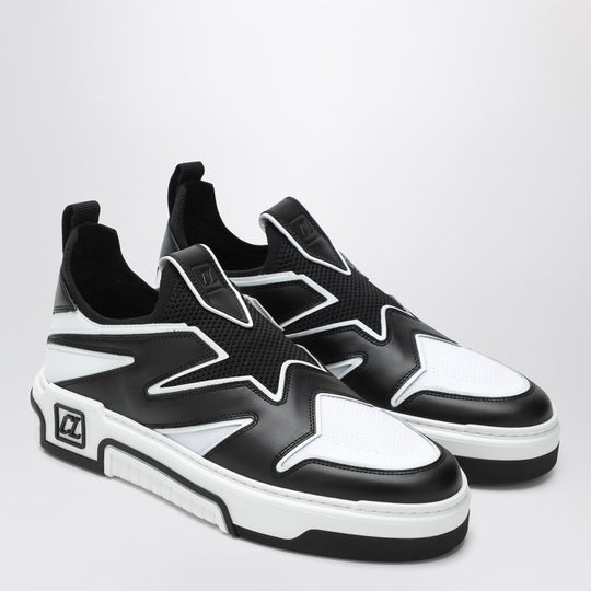 Astroflash Black Leather And Textile Sneakers