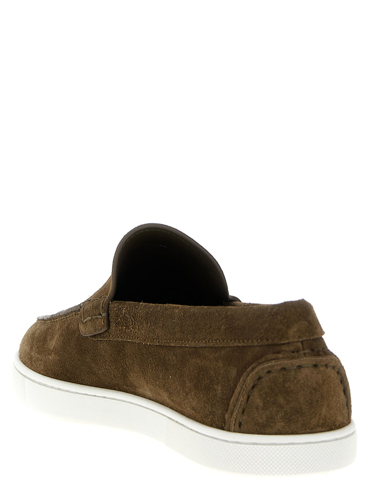 Christian Louboutin Moonboat Loafers - Brown | d7ccbe9c02be82b2317447ae0d830822a7728dba