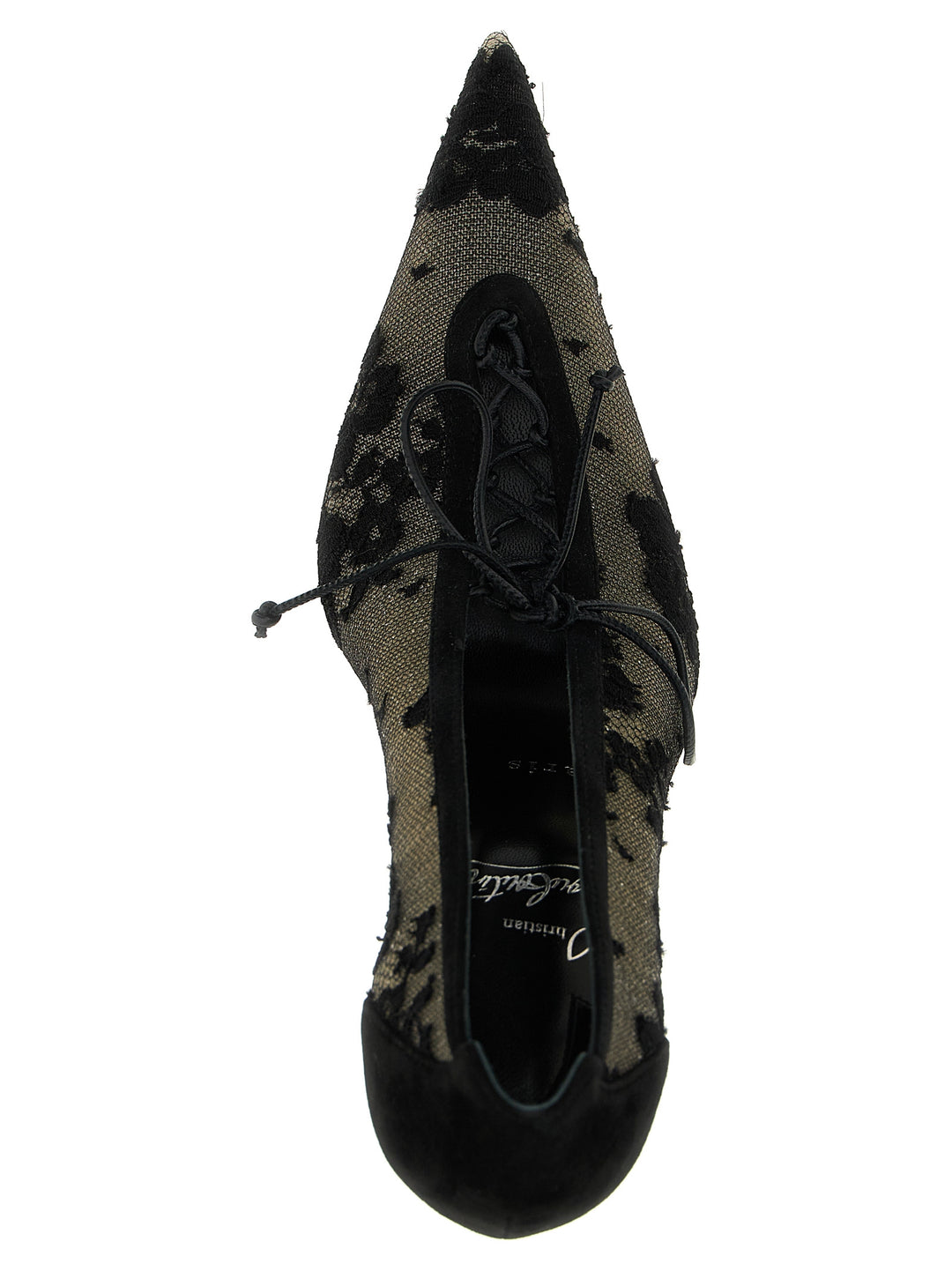 Christian Louboutin Km Lace Pumps - Black | d0b79df4c9709c51b5763d134bdc04be3707582b