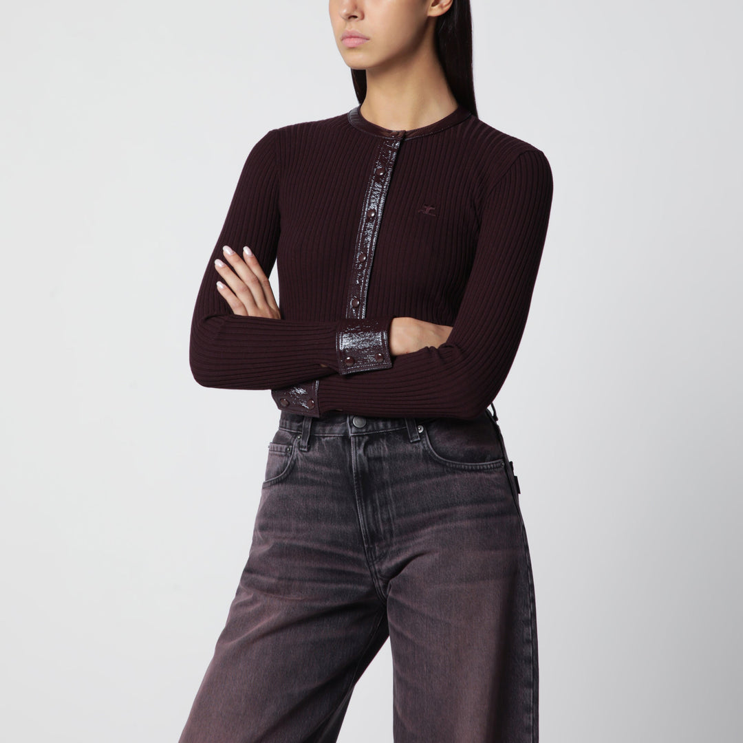 CourrèGes Shirts & Tops - Burgundy | 570f7a58916aac4ba2d1cdd93d0f2061fbc449ad