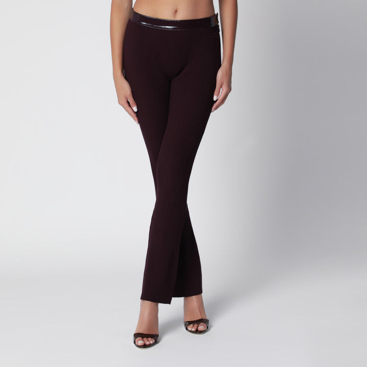 CourrèGes Pants - Burgundy | f906435264a575811fd252fc2059a37533c51bcf