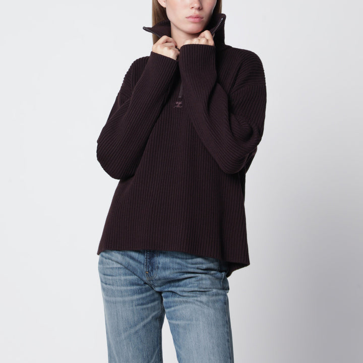 CourrèGes Shirts & Tops - Burgundy | 3817cb8a513150d6478b35b3cbb60aaa16a9c981