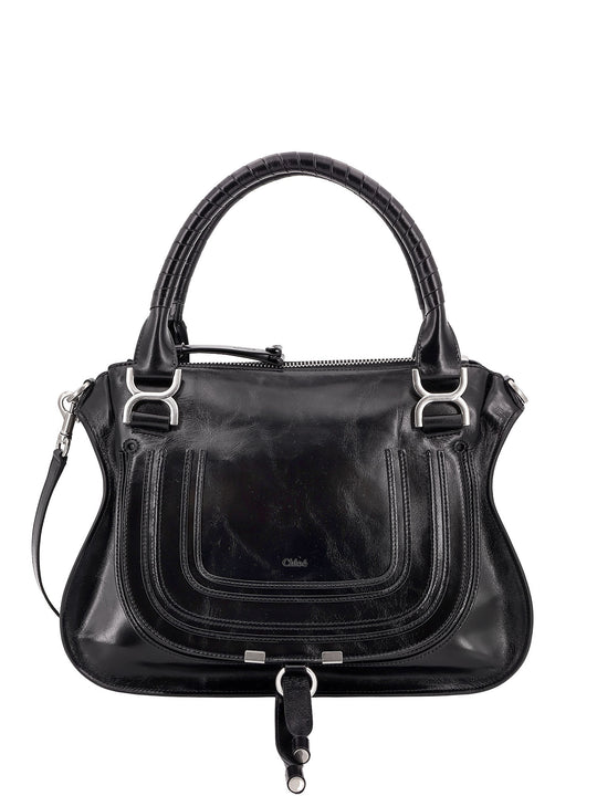 Leather Shoulder Bag With Removable Shoulder Strap