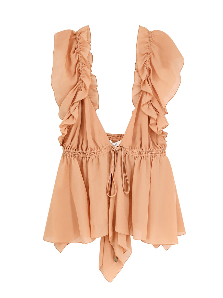 Chloè T-shirts and Polos - Light and natural | d3a4aec800a3c2a49a605e4f24dd1b212f045516