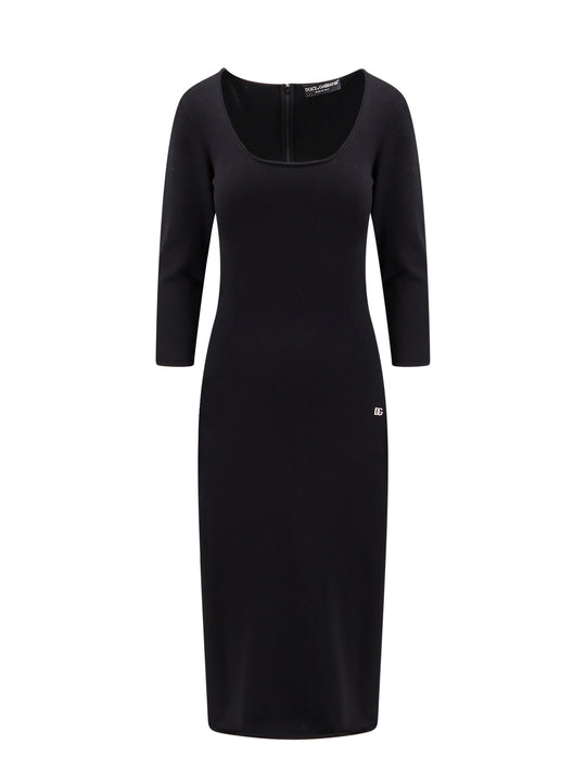 Viscose Blend Long Dress