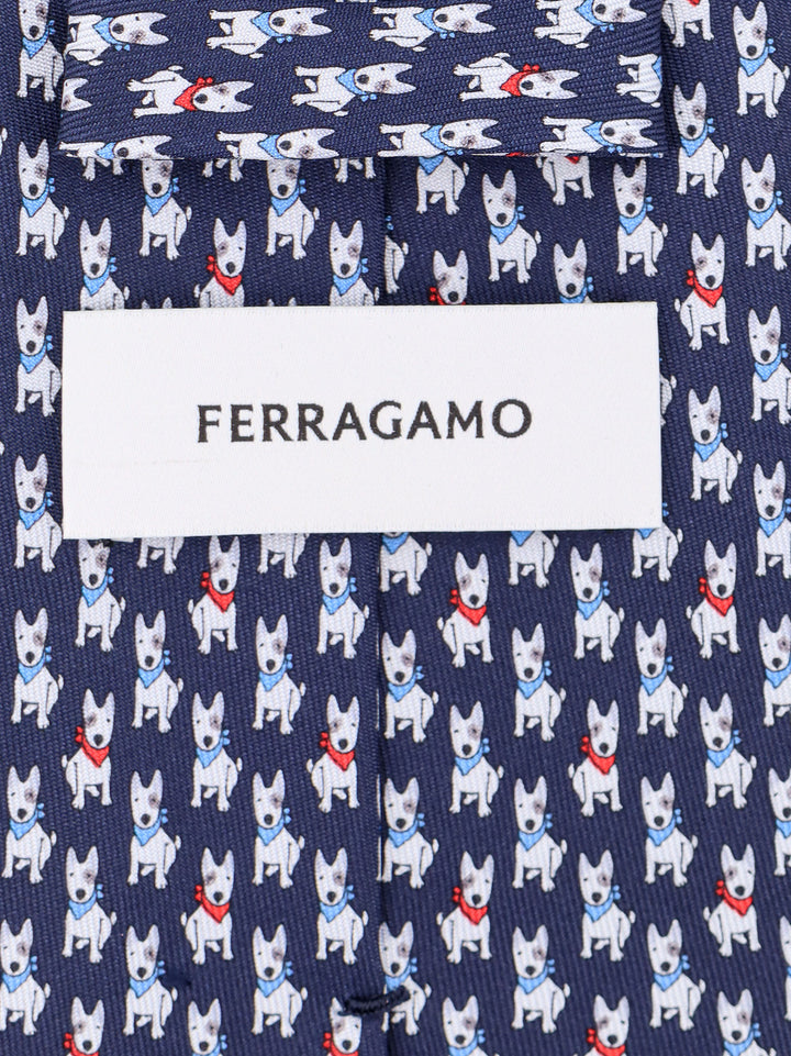 Ferragamo Ties - Blue and green | 23202b45e1156b53fd1a3cefbde74ff61e6d7b2f