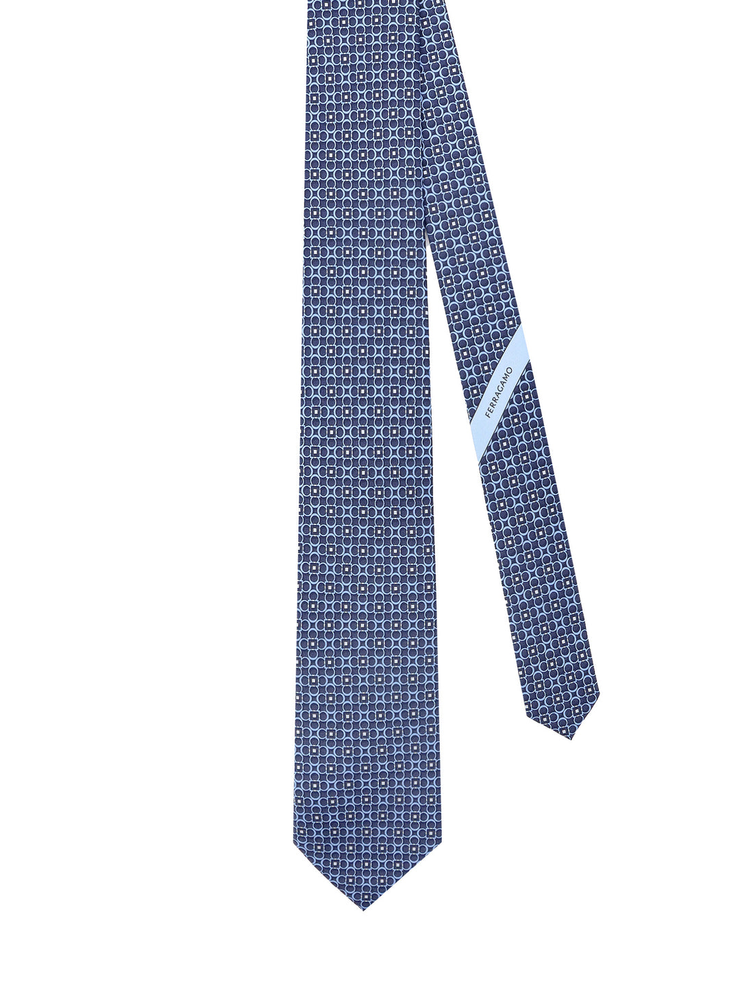 Ferragamo Ties - Blue and green | 8845225e6ee0ca751d060a8750e93eb1878eee2a