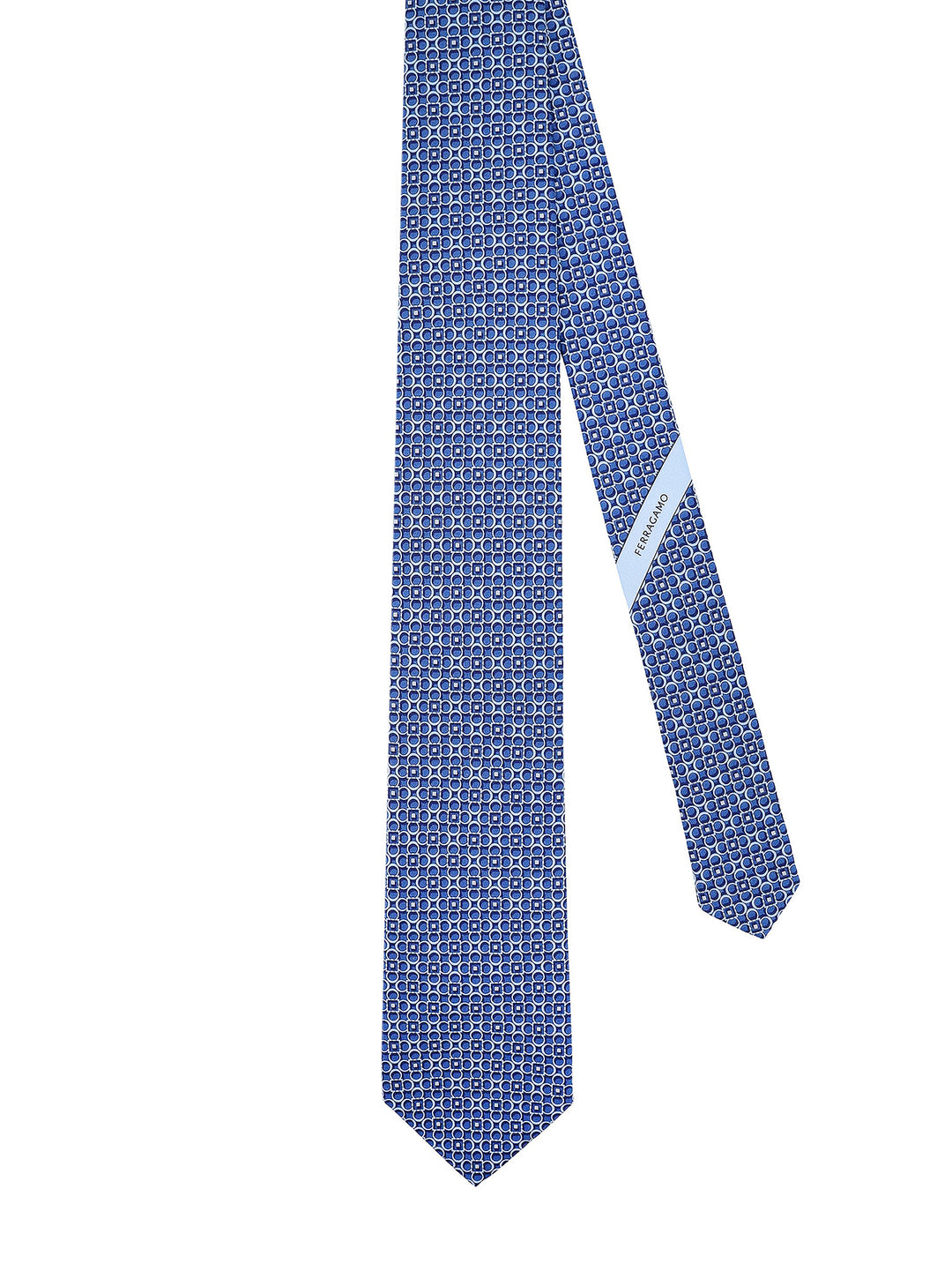 Ferragamo Ties - Blue and green | 1023c14726a5aa6574127bcc2e2cb3e797a0be2c