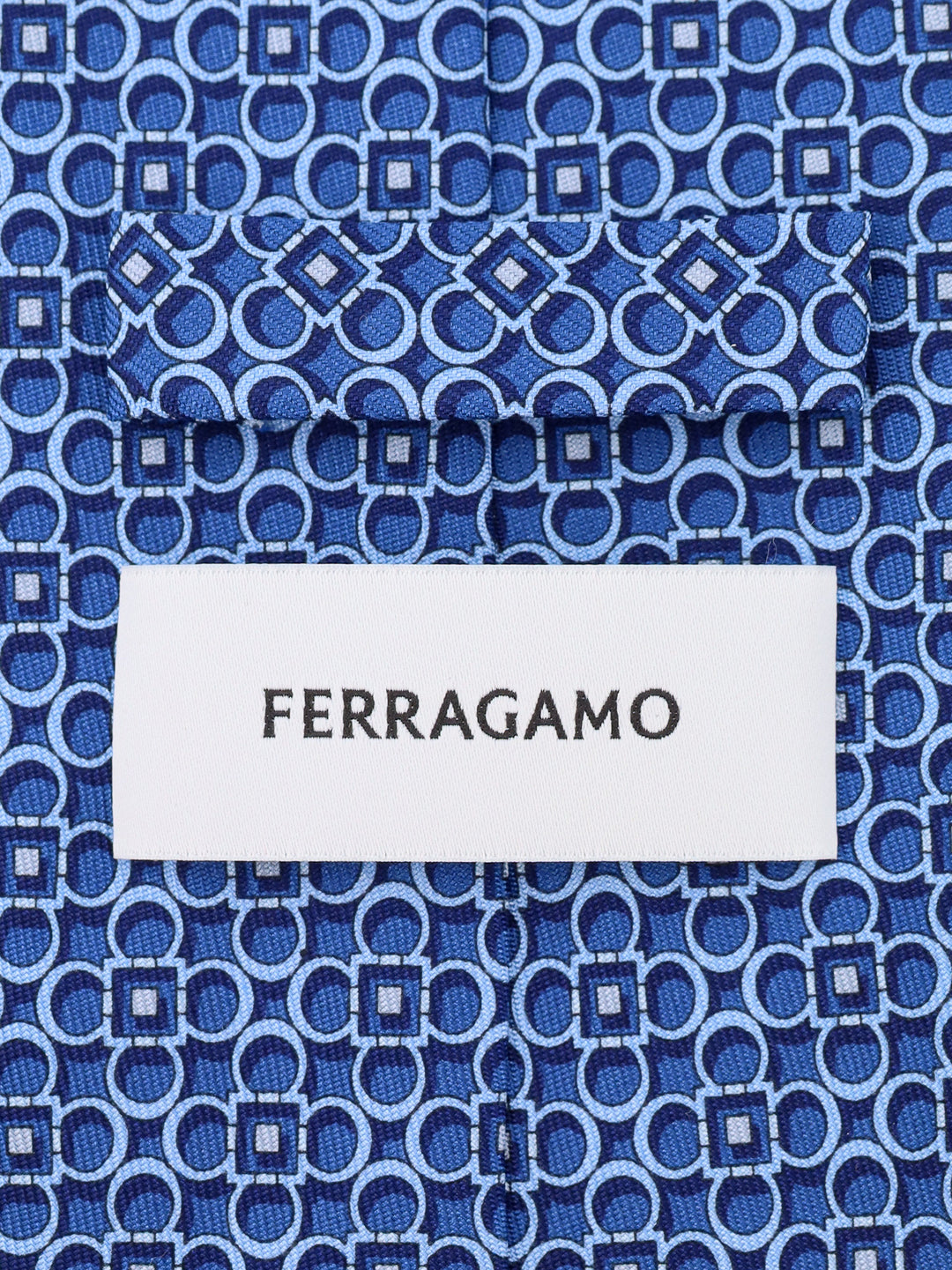 Ferragamo Ties - Blue and green | 60be8c05041c3387deaf77773c391e225ffd5935