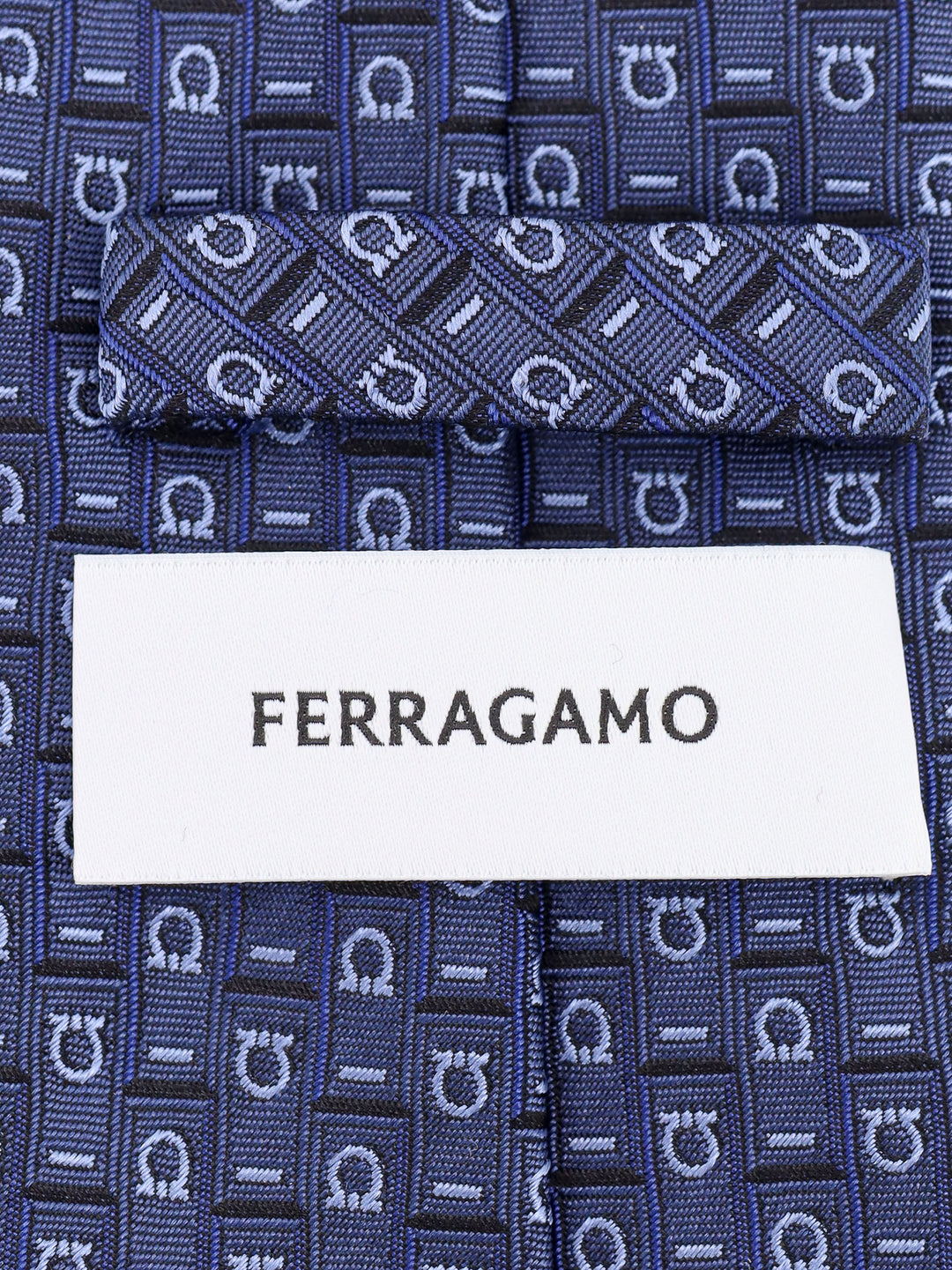 Ferragamo Ties - Blue and green | b3076ee025e441925596afa7e75d00e1f2ea04f4