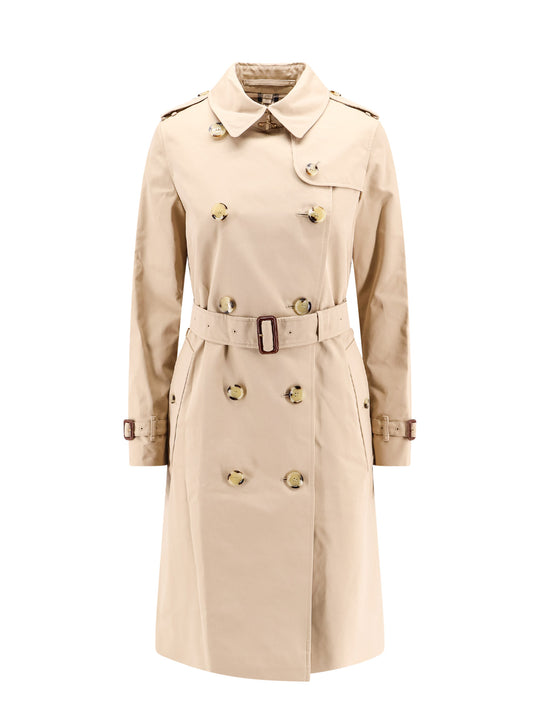 Cotton Trench With Check Lining