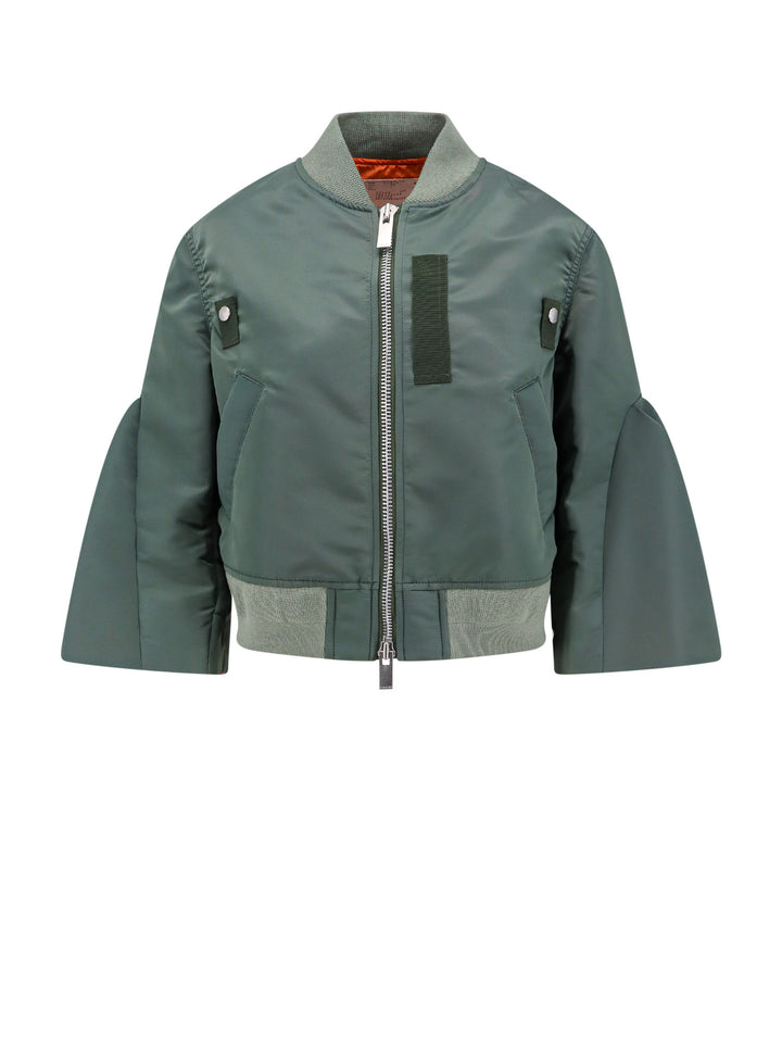 Sacai Jackets - Blue and green | e438a35b01e658bbe472692bcab7232a0e910ffc