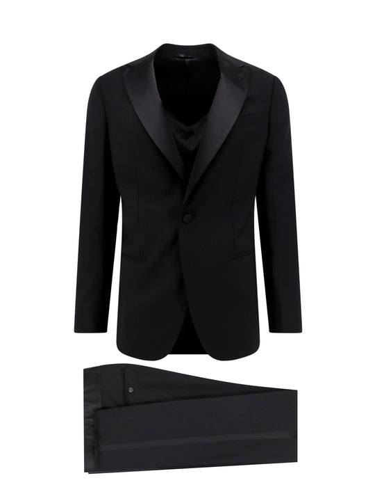 Icon Virgin Wool Tuxedo With Satin Profiles