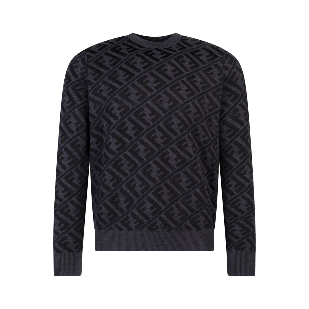 Fendi Sweaters - Blacks and greys | e801a28295856eb68f62bafbd21b2ca0cd7409ee