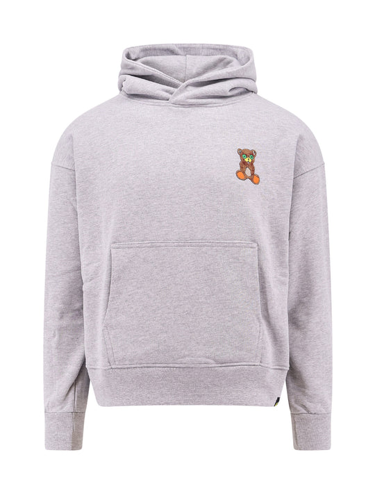 Cotton Sweatshirt With Iconic Frontal Bear