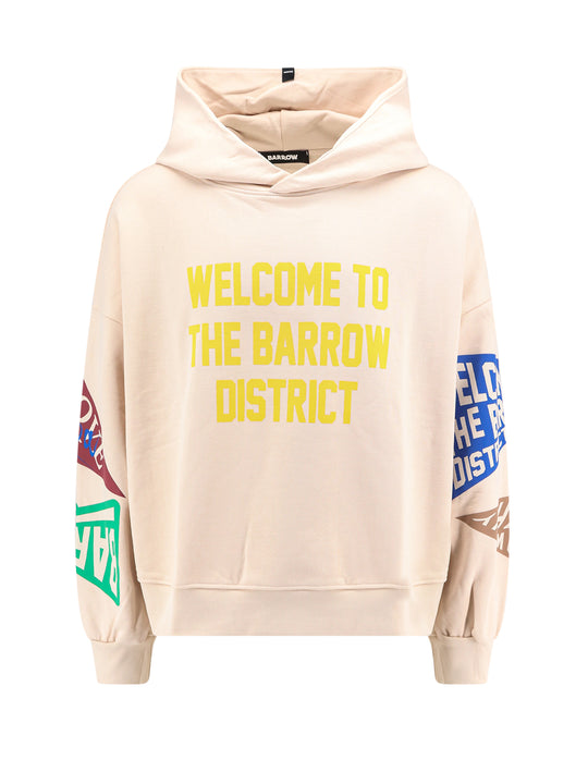 Cotton Sweatshirt With Frontal Print