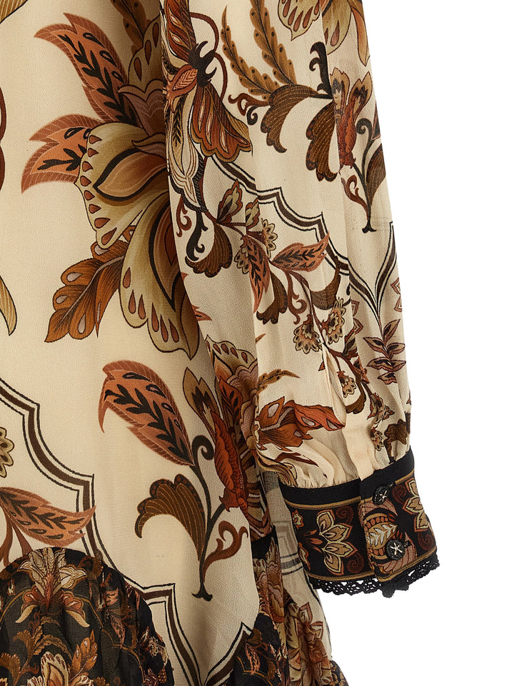 Farm Rio Majestic Garden Sand Dresses - Beige | 3cbc094c2d640c580eaf3e0119922b8dcdb63a2a