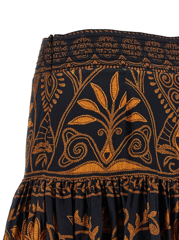 Farm Rio Cornely Anika Black Skirts - Multicolor | 65fd662769bfc5c6f6618ca34b7be7a962e68d76