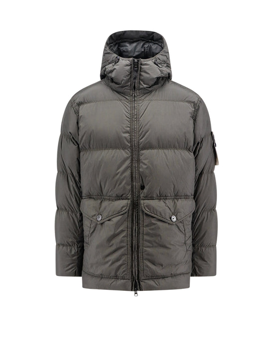 Recycled Nylon Jacket With Iconic Patch