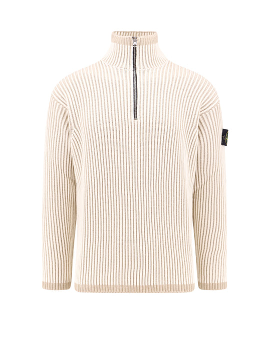 Ribbed Virgin Wool Sweater