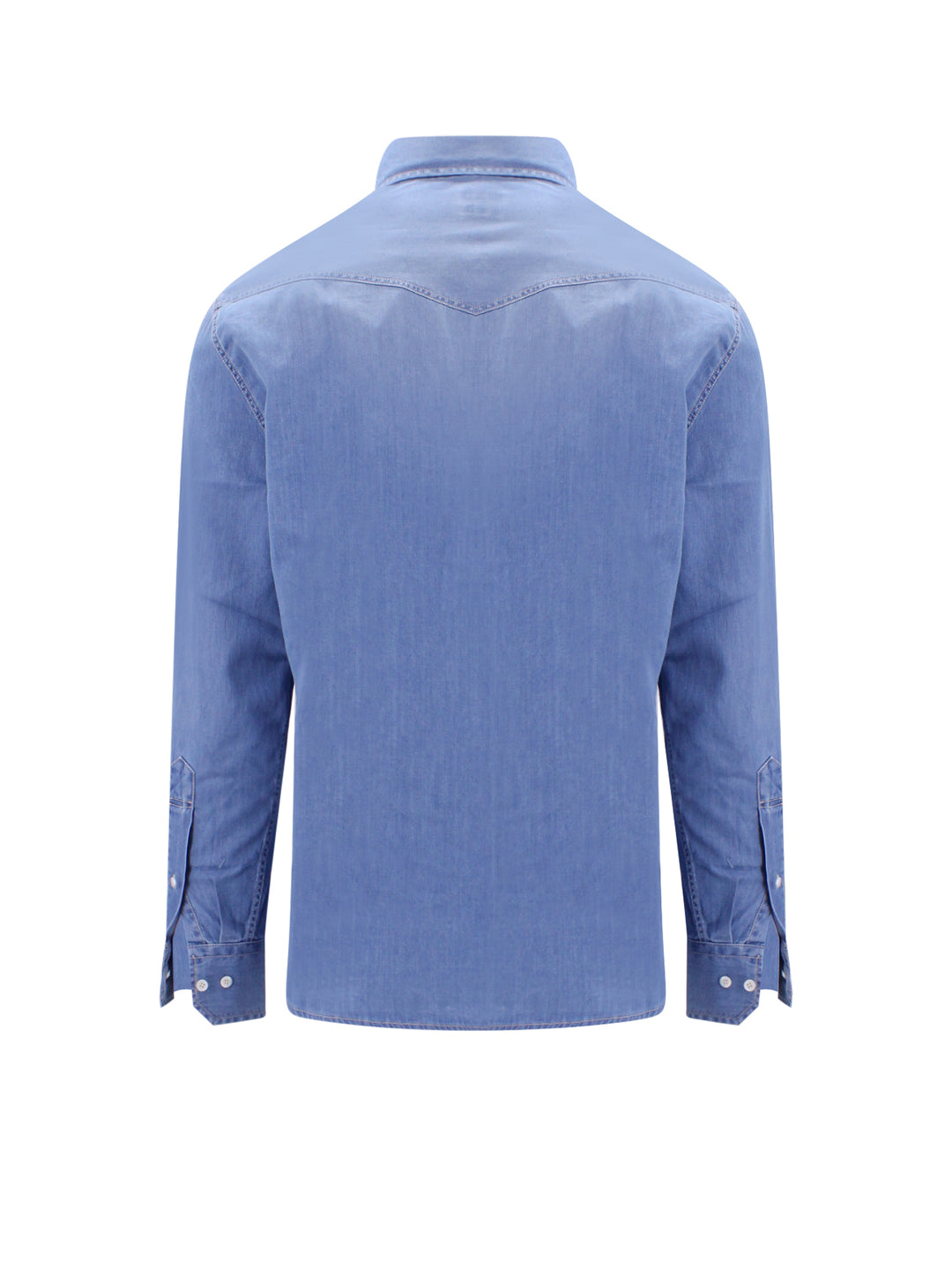 Brunello Cucinelli T-shirts and Polos - Blue and green | 79ea6cc0b90b135a5afd4033ee8656df72f3771a