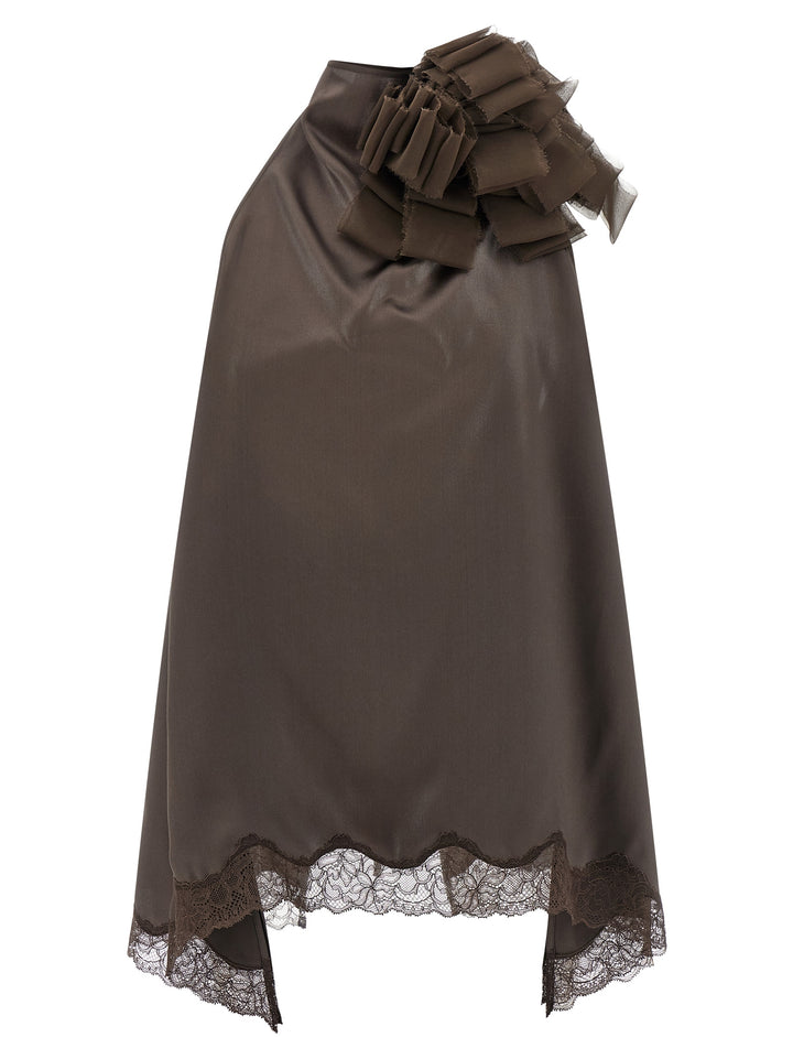 Magda Butrym Blouse 01 Tops - Brown | 850f5095145d58c00bc15327cb991c0ea1061451