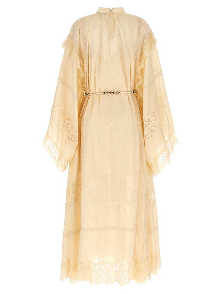 Zimmermann Rihannon Lace Dresses - Beige | 44c1f9564f34cc6f578a58295a7f6e471130ffcc