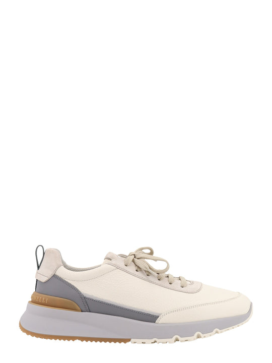 Leather And Suede Sneakers