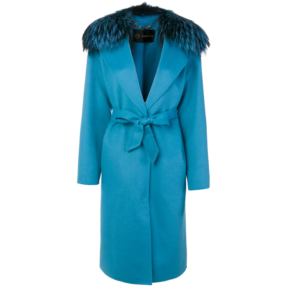 Versace Coats - Blue | e19bac827710828480c0f9b32d2e4abb6cc6d1df