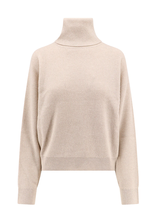 Virgin Wool, Cashmere And Silk Sweater