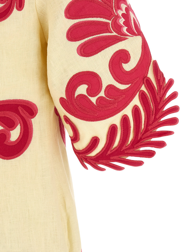 Farm Rio Spring Arabesc Dresses - Fuchsia | 951aabeff30ba11d033d1a9aea2b397a9b2c5d15