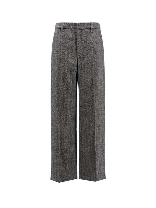 Herringbone Wool Trouser