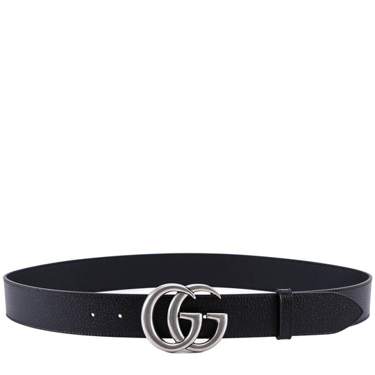 Leather Belt With Iconic Buckle