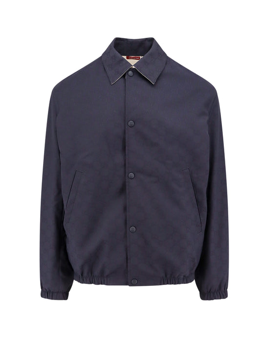 Gg Jacquard Fabric Reversible Jacket