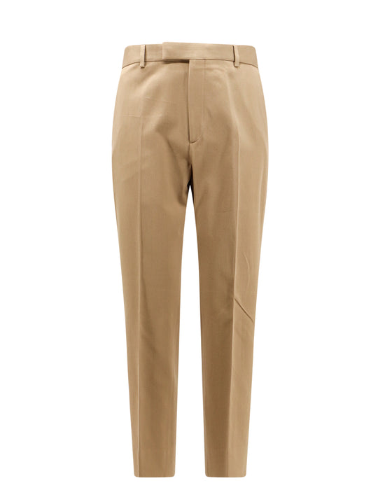 Cotton Trouser With Web Band Detail