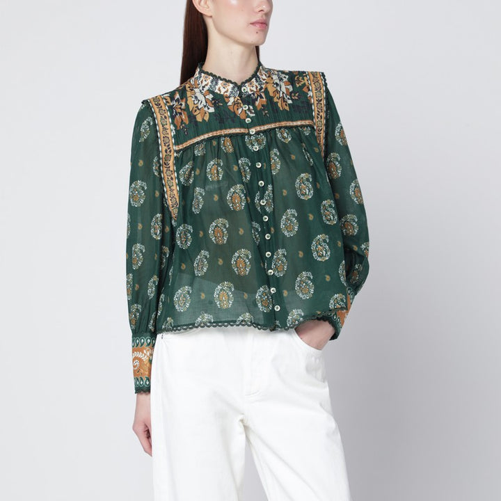 Farm Rio Shirts & Tops - Green | 3f62a972b9622282b430ad0b4abe51f549e27294