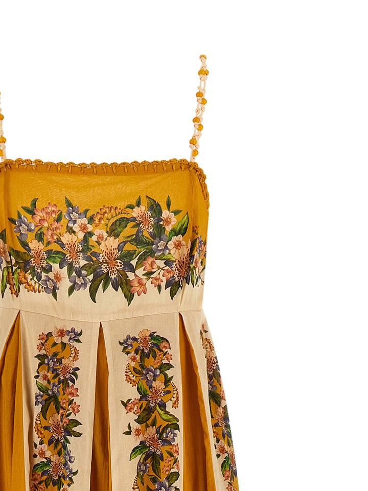 Farm Rio Sand Hilo Stripes Maxi Dresses - Yellow | d0c19189fbb77cb255603b3cb3208b38a011a35f
