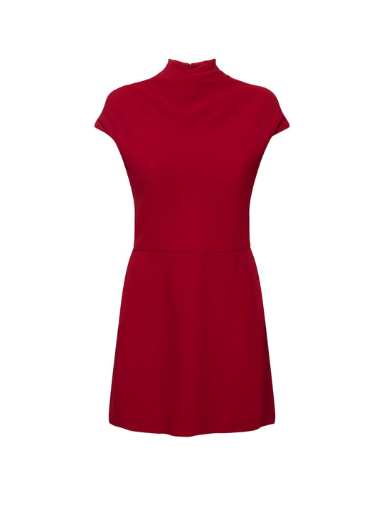 Viscose Blend Dress With Frontal Slit