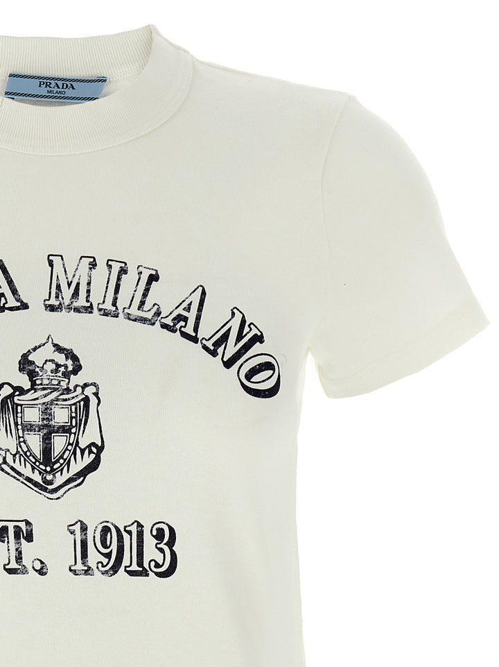 Prada Vintage Logo T-shirt - White | c8e037ab5a65f9e1f4a9eb20158f733b5308200f